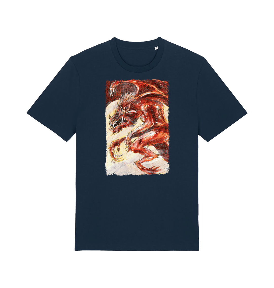 French Navy Printed T-shirt